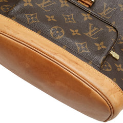 ルイ ヴィトン モノグラム モンスリMM リュック バックパック M51136 ブラウン PVC レザー レディース LOUIS VUITTON 【中古】