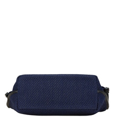 ポールスミスコレクション 斜め掛け ショルダーバッグ ネイビー ブラック キャンバス レザー レディース PAUL SMITH COLLECTION 【中古】