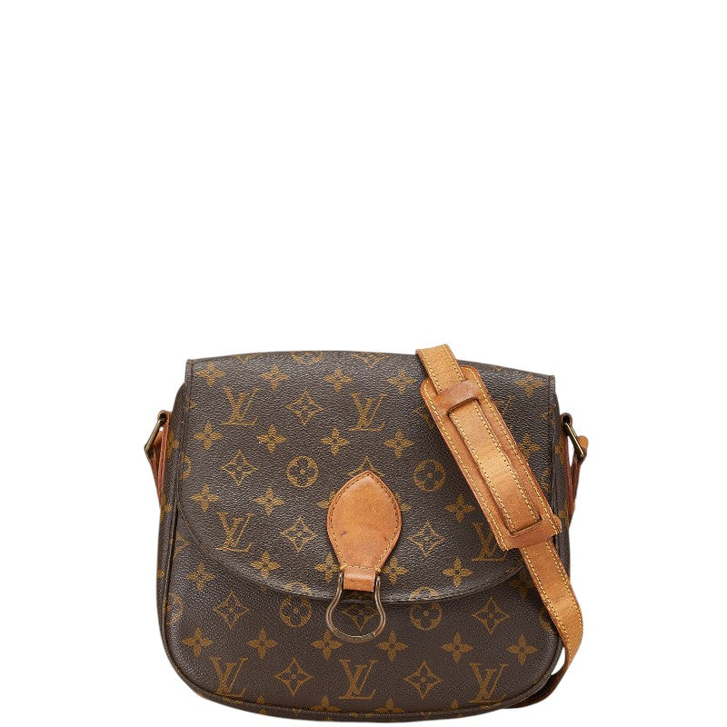 ルイ ヴィトン モノグラム サンクルー24 斜め掛け ショルダーバッグ M51242 ブラウン PVC レザー レディース LOUIS VUITTON 【中古】