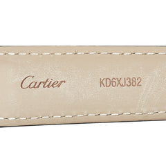 カルティエ 腕時計用 替えベルト 替えバンド ブラック レザー レディース CARTIER 【中古】