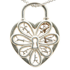 ティファニー フィリグリーハート＆キー ネックレス SV925 シルバー レディース TIFFANY&Co. 【中古】