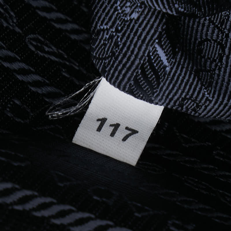プラダ 三角ロゴプレート ショルダーバッグ ハンドバッグ 2WAY BN2567 ブルー サフィアーノレザー レディース PRADA 【中古】