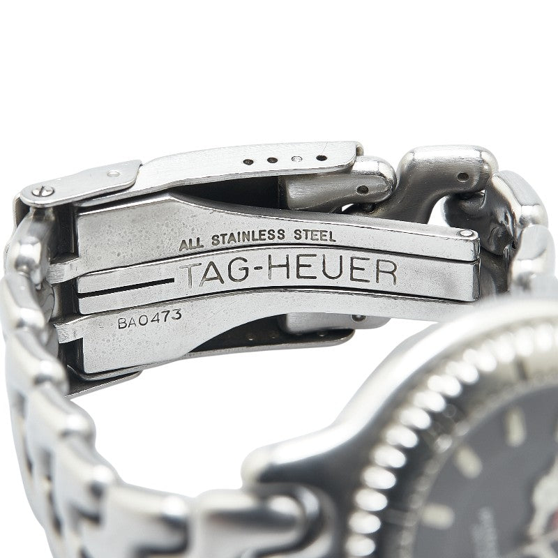 タグホイヤー セル プロフェッショナル20 腕時計 WG1113-0 クオーツ グレー文字盤 ステンレススチール メンズ TAG HEUER 【中古】