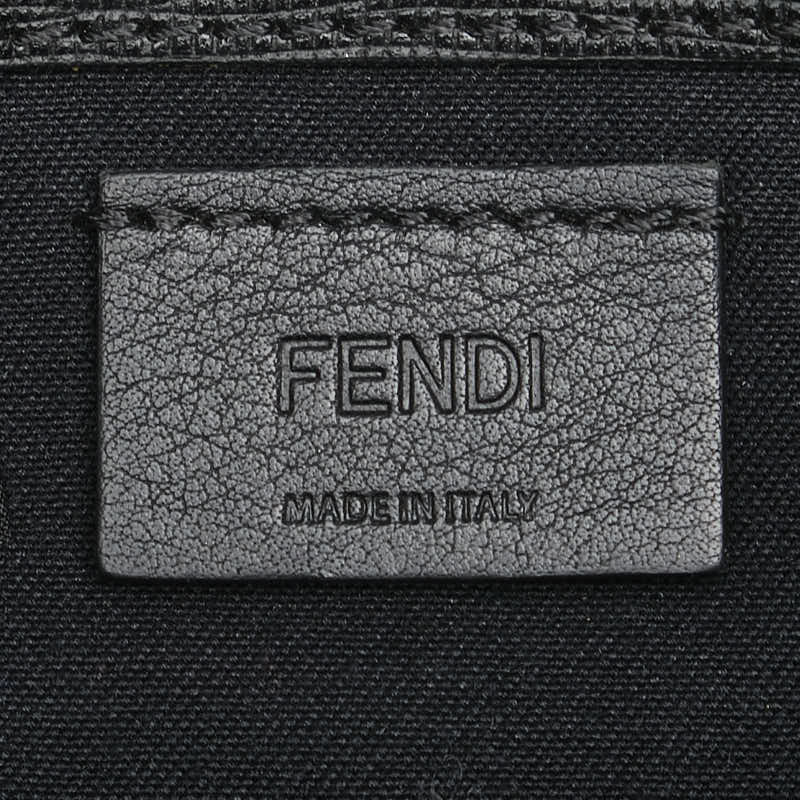 フェンディ モンスター カールラガーフェルド ウォレットチェーン 8M0346 ブラック マルチカラー レザー ファー レディース FENDI 【中古】