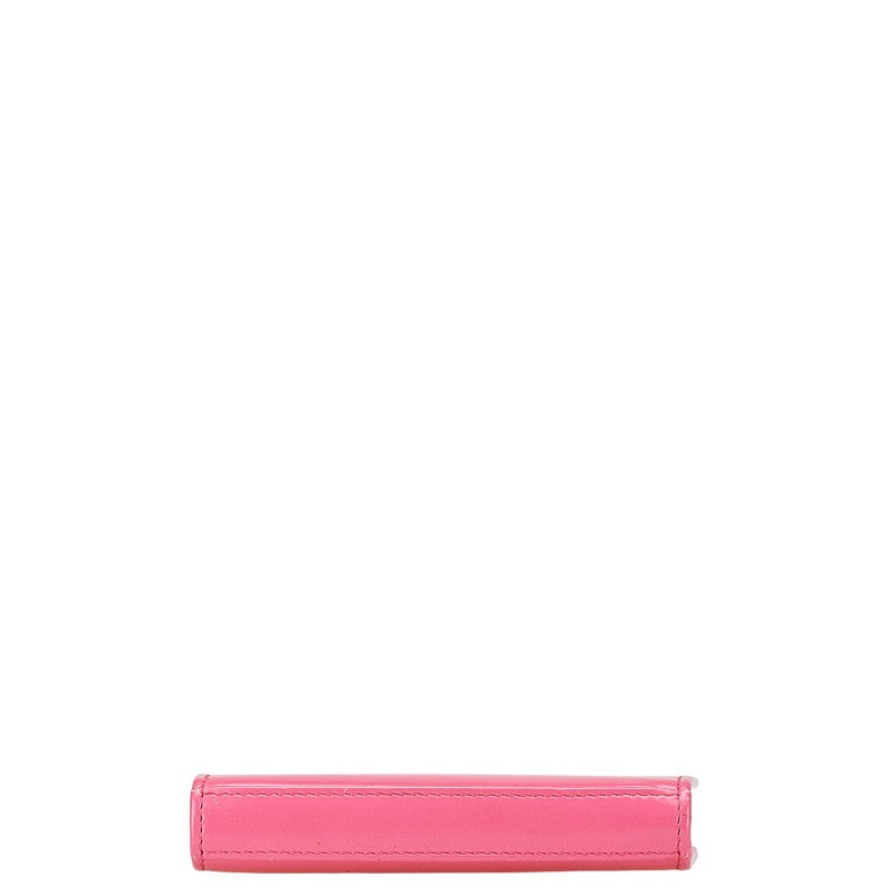 サンローラン ラウンドファスナー コインケース 326598 ピンク レザー レディース SAINT LAURENT 【中古】