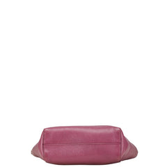 グッチ ハンドバッグ ショルダーバッグ 2WAY パープル レザー レディース GUCCI 【中古】