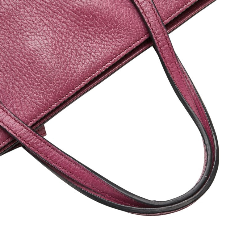 グッチ ハンドバッグ ショルダーバッグ 2WAY パープル レザー レディース GUCCI 【中古】