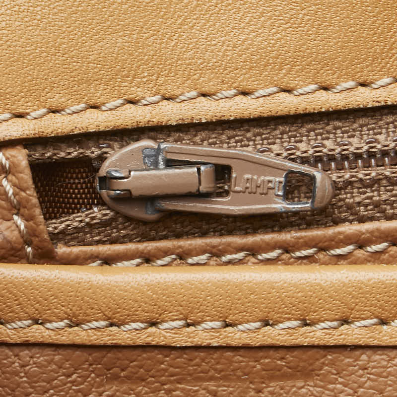 セリーヌ マカダム トートバッグ ワンショルダーバッグ ブラウン PVC レザー レディース CELINE 【中古】