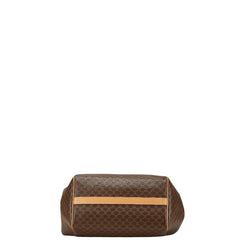 セリーヌ マカダム トートバッグ ワンショルダーバッグ ブラウン PVC レザー レディース CELINE 【中古】