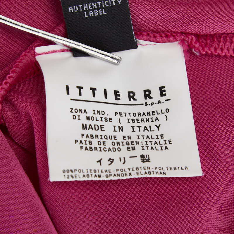 ヴェルサーチェ JEANS COUTURE ハイビスカス Ｔシャツ サイズ:S ピンク マルチカラー ポリエステル レディース VERSACE 【中古】
