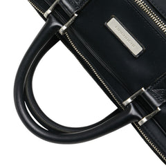バーバリー ノバチェック ビジネスバッグ ショルダーバッグ 2WAY ブラック ナイロン レザー レディース BURBERRY 【中古】