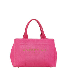アンテプリマ MISTO ミスト トートバッグ ハンドバッグ ピンク キャンバス レディース ANTEPRIMA 【中古】