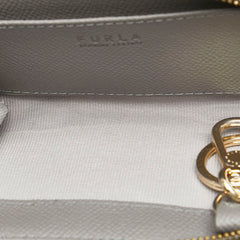 フルラ バビロン キーケース カードケース コインケース WR00123 グレー PVC レザー レディース Furla 【中古】