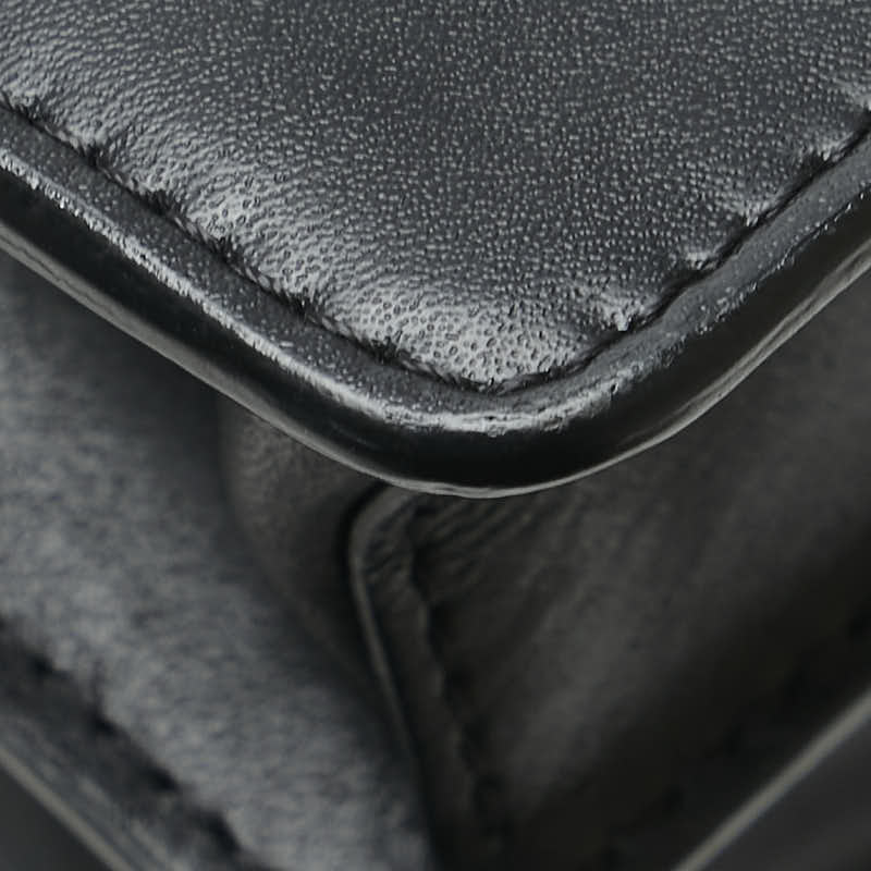 フェンディ キャナイ スモール 斜め掛け チェーン ショルダーバッグ 8M0381 ブラック レザー レディース FENDI 【中古】