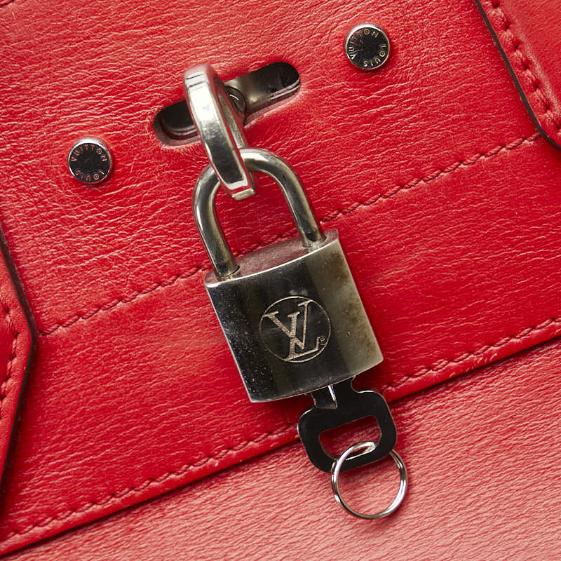 ルイ ヴィトン シティスティーマーPM ハンドバッグ ショルダーバッグ 2WAY M51030 ルージュ レッド レザー レディース LOUIS VUITTON 【中古】