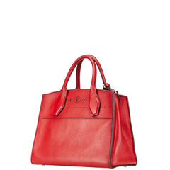 ルイ ヴィトン シティスティーマーPM ハンドバッグ ショルダーバッグ 2WAY M51030 ルージュ レッド レザー レディース LOUIS VUITTON 【中古】