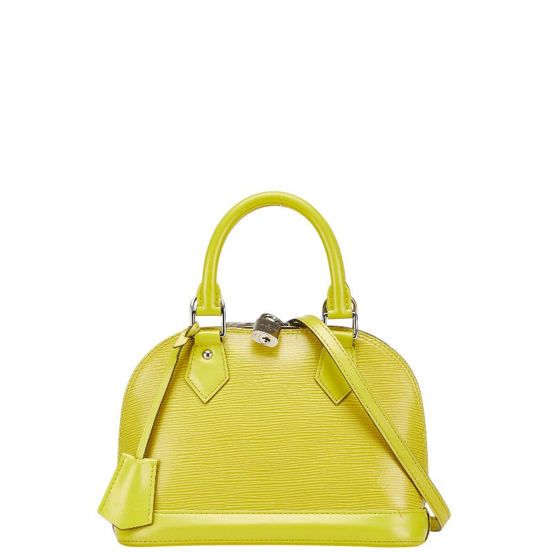 ルイ ヴィトン エピ アルマBB ハンドバッグ ショルダーバッグ 2WAY M40981 ピスタッシュ グリーン レザー レディース LOUIS VUITTON 【中古】