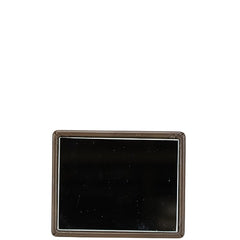 ボッテガヴェネタ コンパクトミラー 手鏡 グレー グレージュ レザー レディース BOTTEGAVENETA 【中古】