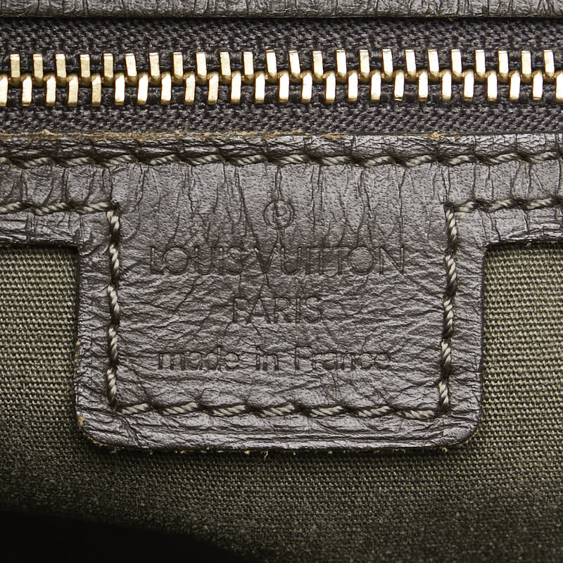 ルイ ヴィトン モノグラム ミニ ルシーユGM トートバッグ M92681 グリーン キャンバス レザー レディース LOUIS VUITTON 【中古】