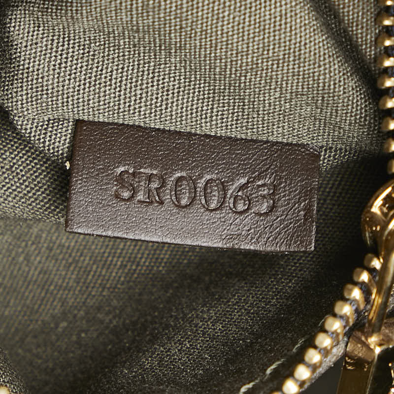 ルイ ヴィトン モノグラム ミニ ルシーユGM トートバッグ M92681 グリーン キャンバス レザー レディース LOUIS VUITTON 【中古】