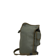 アヴィレックス ショルダーバッグ ウエストバッグ AVX348L カーキグリーン キャンバス メンズ AVIREX 【中古】