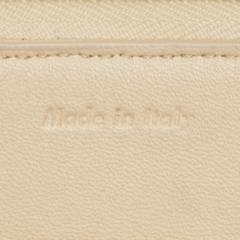 セリーヌ バイカラー クラッチバッグ ベージュ ブラック レザー レディース CELINE 【中古】