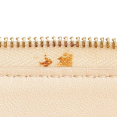 セリーヌ バイカラー クラッチバッグ ベージュ ブラック レザー レディース CELINE 【中古】