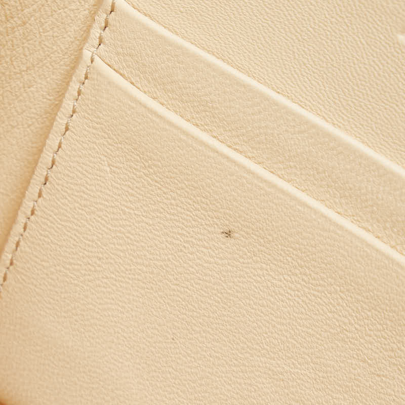 セリーヌ バイカラー クラッチバッグ ベージュ ブラック レザー レディース CELINE 【中古】
