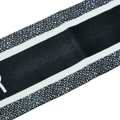 ディオール ミッツァ トワル ドゥ ジュイ フラワー スカーフ ブラック ホワイト シルク レディース Dior 【中古】