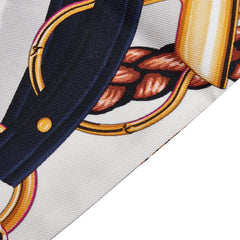 ルイ ヴィトン バンドー スカーフ バッグスカーフ MP1825 レッド ホワイト マルチカラー シルク レディース LOUIS VUITTON 【中古】