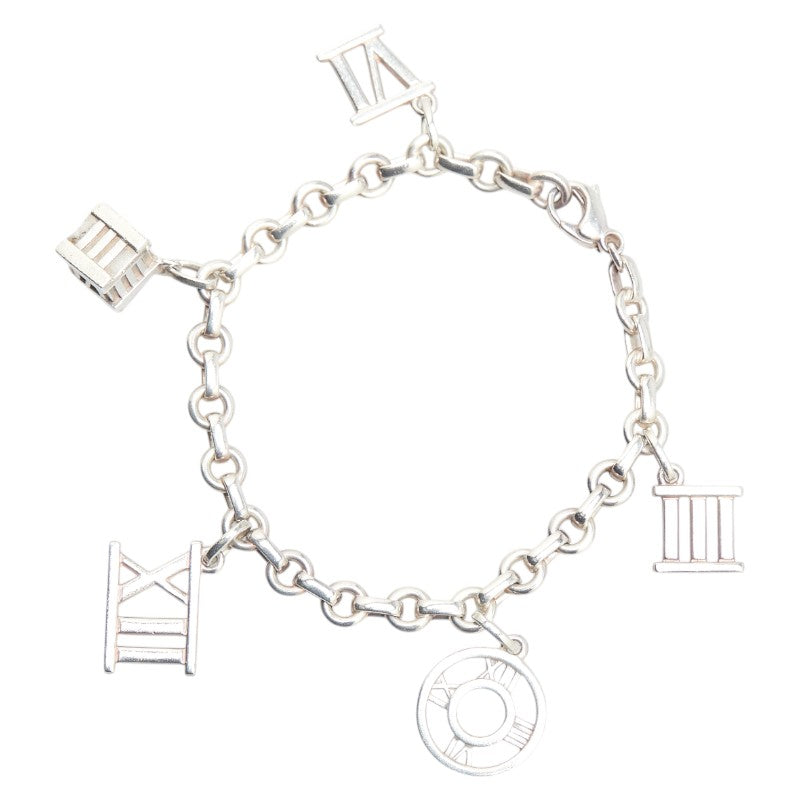 ティファニー アトラス 5チャーム ブレスレット SV925 シルバー レディース TIFFANY&Co. 【中古】