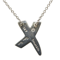 ティファニー キス ネックレス SV925 シルバー レディース TIFFANY&Co. 【中古】