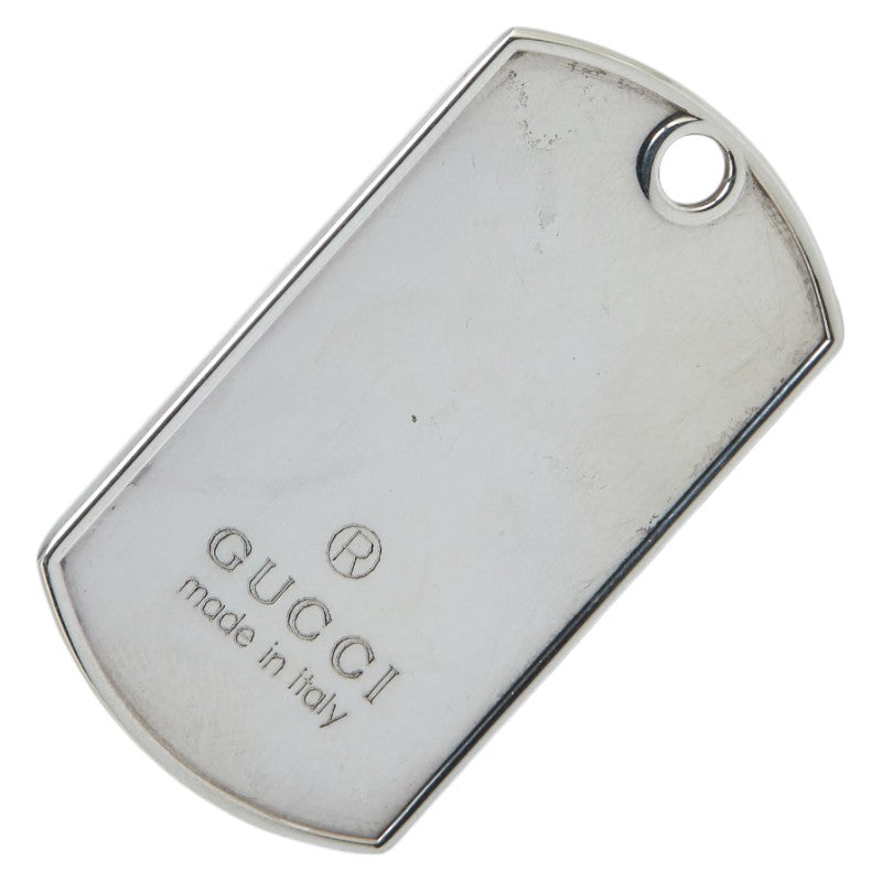 グッチ ドッグタグ ペンダントトップ SV925 シルバー レディース GUCCI 【中古】