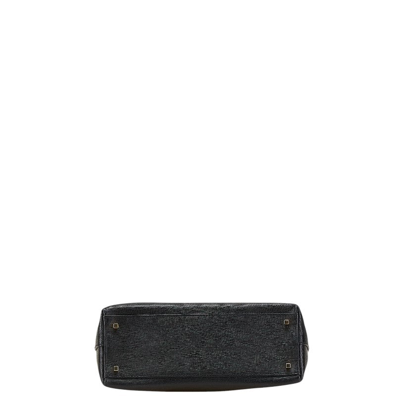 サルヴァトーレフェラガモ ハンドバッグ ショルダーバッグ 2WAY EE-21 9331 ブラック レザー レディース Salvatore Ferragamo 【中古】