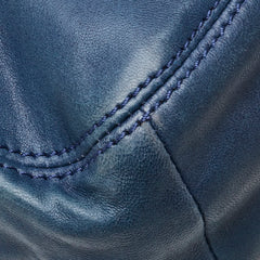 トリーバーチ チェーン ショルダーバッグ ブルー レザー レディース Tory Burch 【中古】