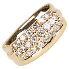 K18YG イエローゴールド ダイヤ1.00ct リング 指輪 レディース 12号 【中古】