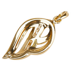 K18YG イエローゴールド ダイヤ0.11ct ペンダントトップ レディース 【中古】