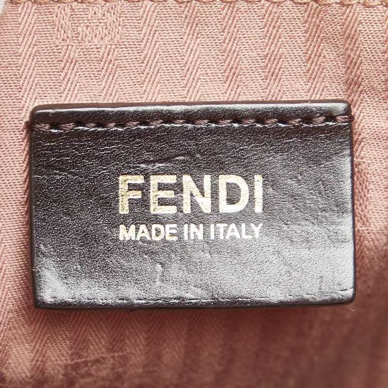 フェンディ トロワ トゥージュール ハンドバッグ ショルダーバッグ 2WAY 8BH250 ピンク レザー レディース FENDI 【中古】