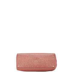 フェンディ トロワ トゥージュール ハンドバッグ ショルダーバッグ 2WAY 8BH250 ピンク レザー レディース FENDI 【中古】
