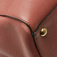 フェンディ トロワ トゥージュール ハンドバッグ ショルダーバッグ 2WAY 8BH250 ピンク レザー レディース FENDI 【中古】