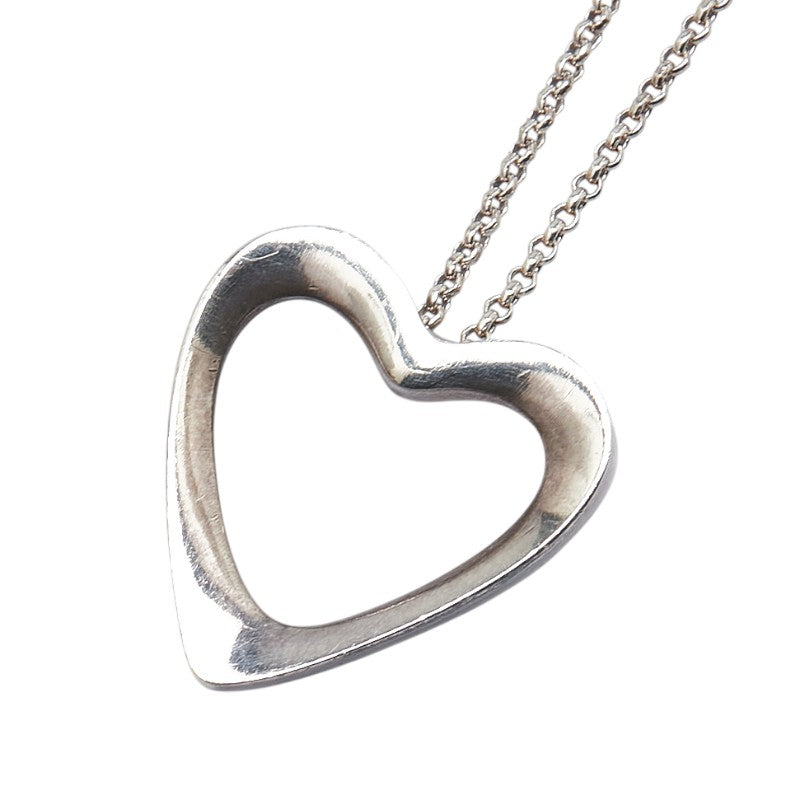 ジョージジェンセン 2014 アーティスト ハート オープンハート ネックレス SV925 シルバー レディース Georg Jensen 【中古】