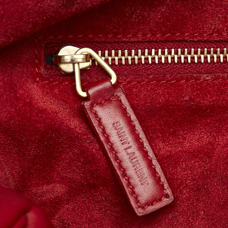 サンローラン ハンドバッグ ショルダーバッグ 2WAY レッド レザー レディース SAINT LAURENT 【中古】