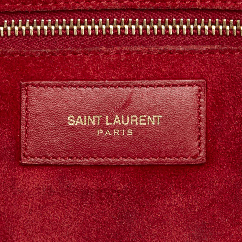 サンローラン ハンドバッグ ショルダーバッグ 2WAY レッド レザー レディース SAINT LAURENT 【中古】