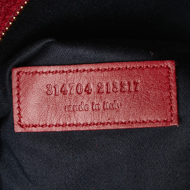 サンローラン ハンドバッグ ショルダーバッグ 2WAY レッド レザー レディース SAINT LAURENT 【中古】