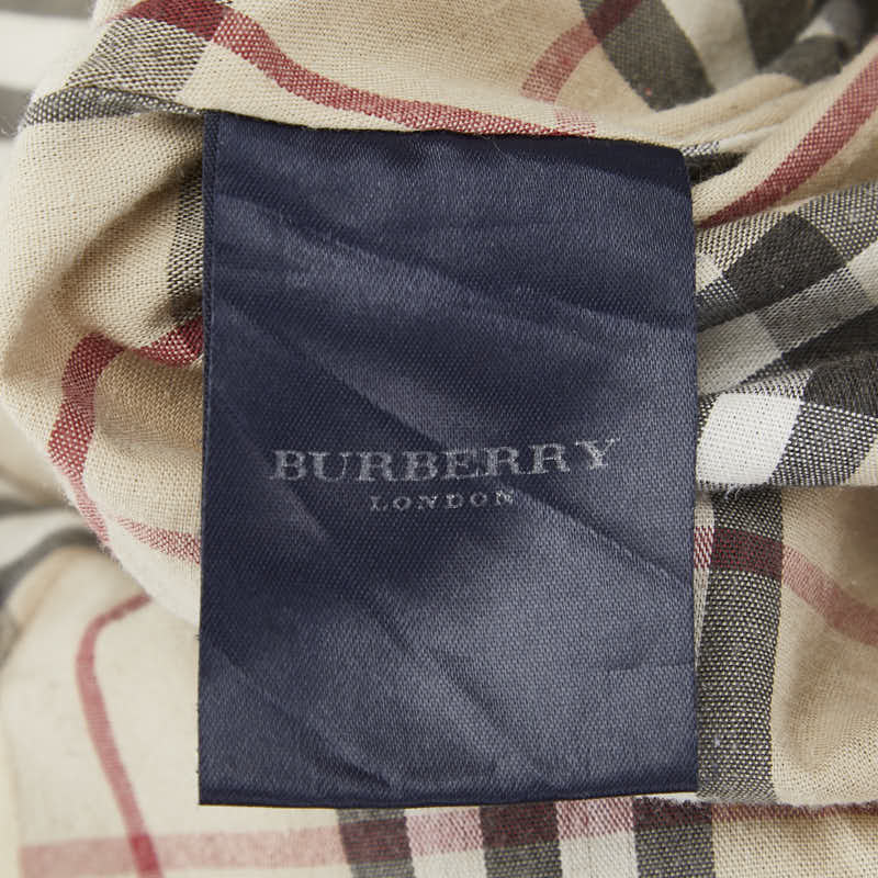 バーバリー ステンカラーコート スプリングコート ベージュ ポリエステル ポリウレタン レディース BURBERRY 【中古】
