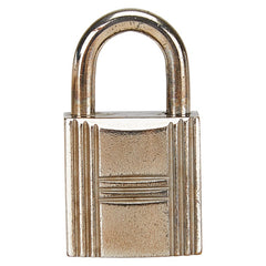 エルメス カデナ 南京錠 キー セット シルバー メタル レディース HERMES 【中古】