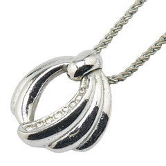 サンローラン ネックレス シルバー メタル ラインストーン レディース SAINT LAURENT 【中古】