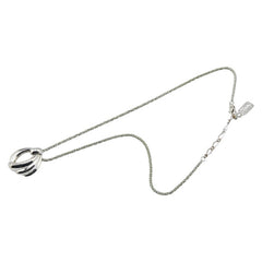 サンローラン ネックレス シルバー メタル ラインストーン レディース SAINT LAURENT 【中古】