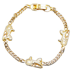 セリーヌ 馬車 モチーフ チェーン ブレスレット ゴールド メッキ レディース CELINE 【中古】