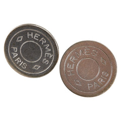 エルメス セリエ イヤリング シルバー メタル レディース HERMES 【中古】